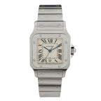Cartier Santos Galbe LM Watch SS Quartz Ivory — view 2