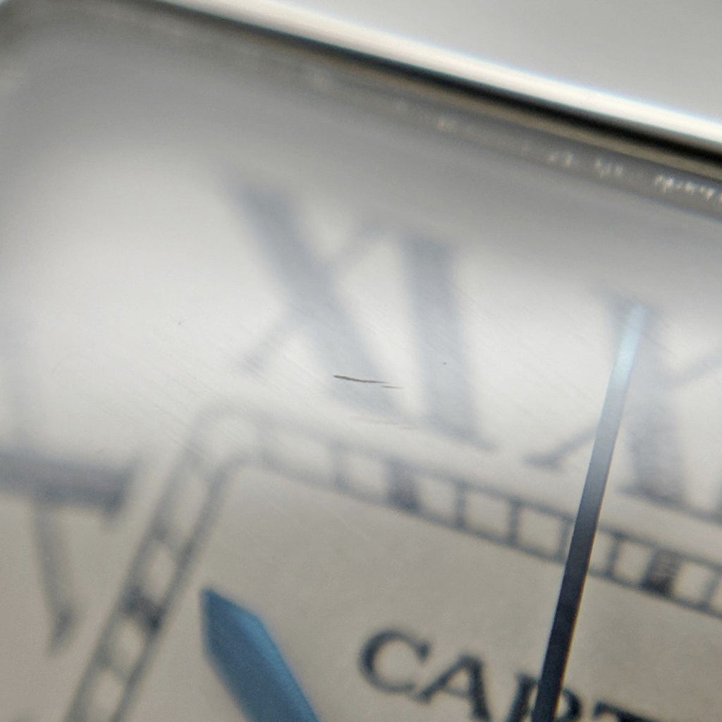 Cartier Santos Galbe LM Watch SS Quartz Ivory — view 6