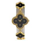 Van Cleef & Arpels Alhambra Watch YG Diamond Onyx Quartz Black — view 2
