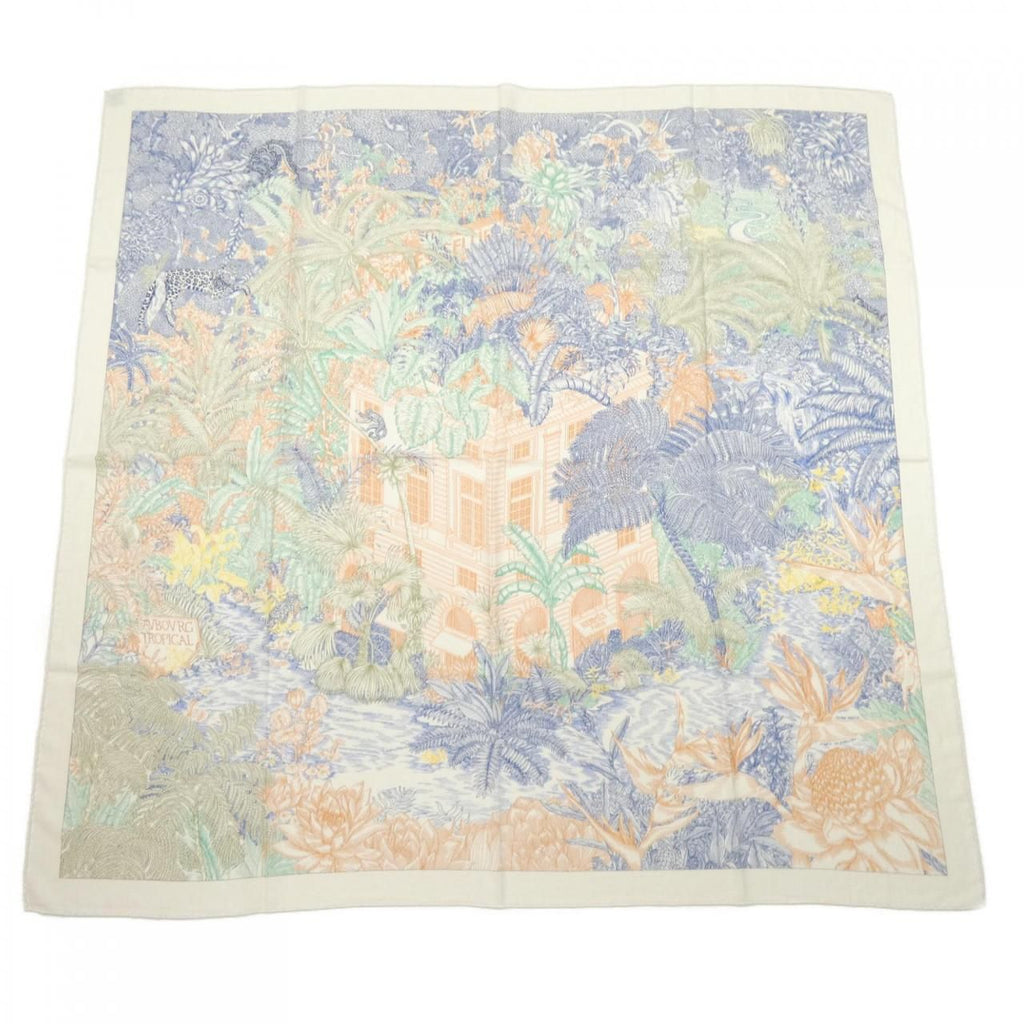 Hermes Faubourg Tropical Carre Shawl Scarf
