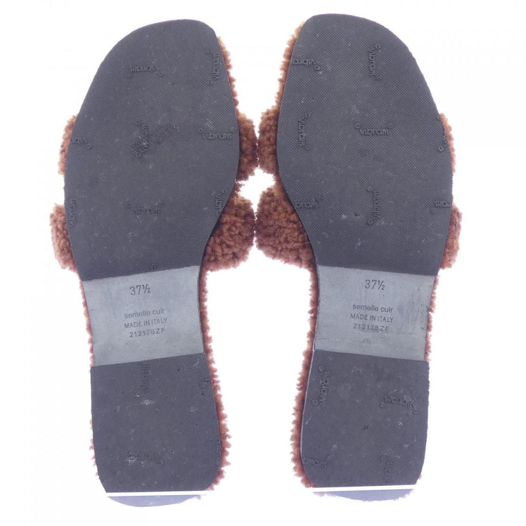 Hermes Oran Sandals Brown — view 4