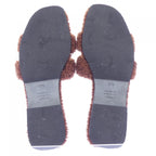 Hermes Oran Sandals Brown — view 4