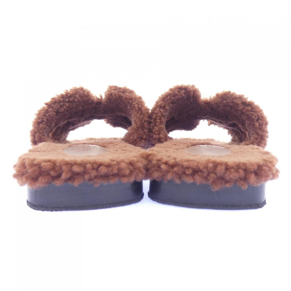 Hermes Oran Sandals Brown — view 5
