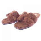 Hermes Oran Sandals Brown — view 3