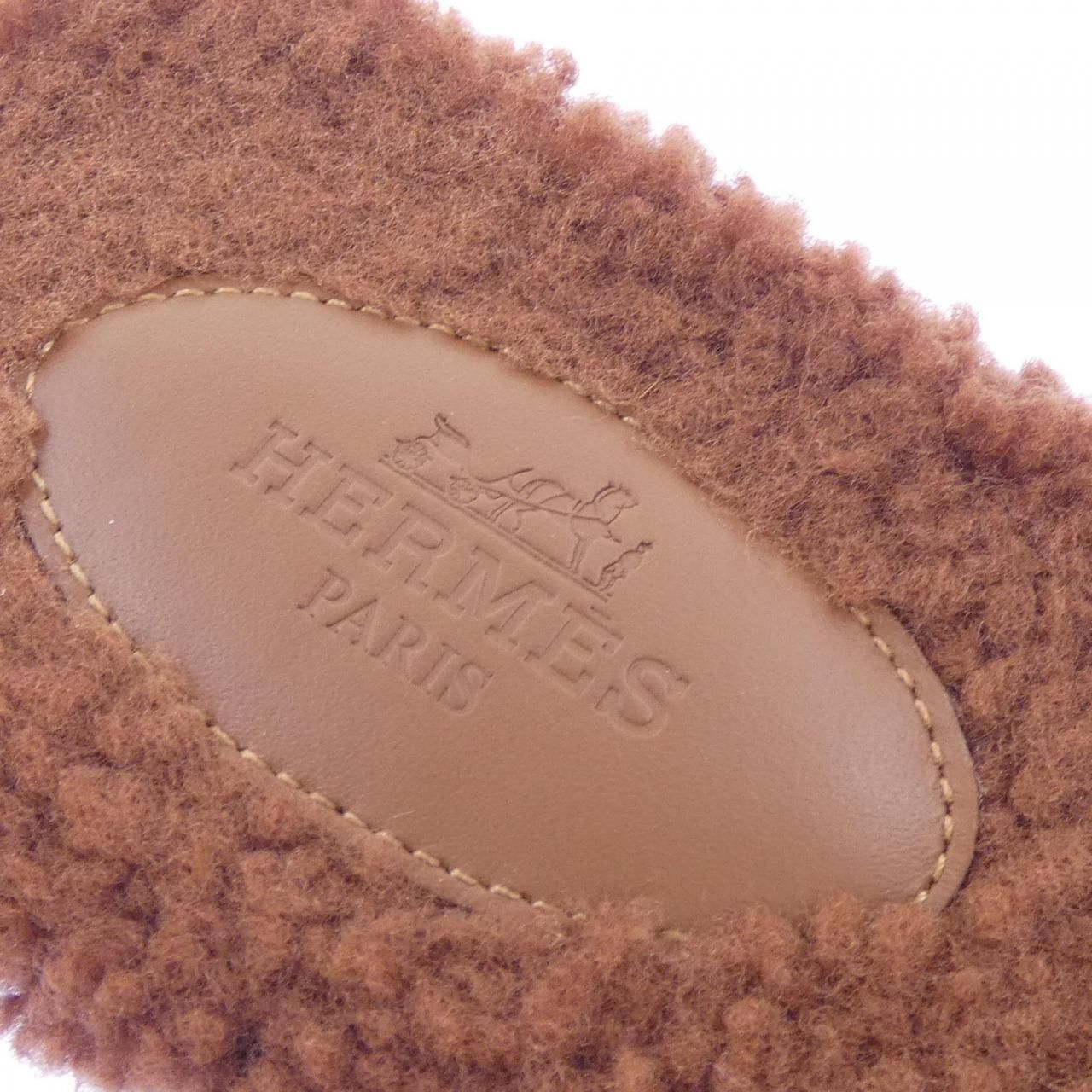 Hermes Oran Sandals Brown — view 6