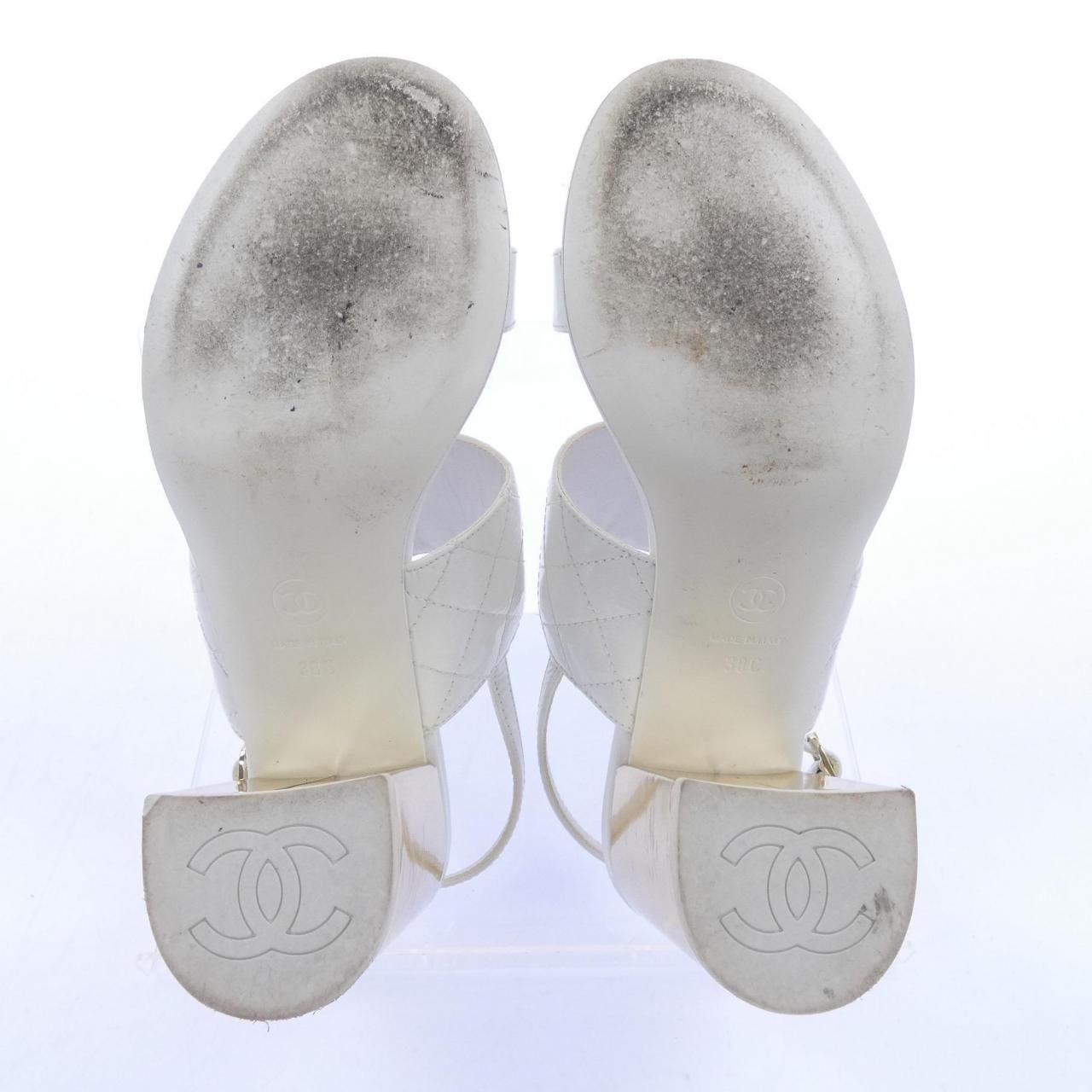 Chanel Sandals White — view 4