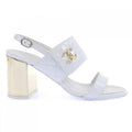 Chanel Sandals White