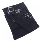 Chanel Stole Scarf Black