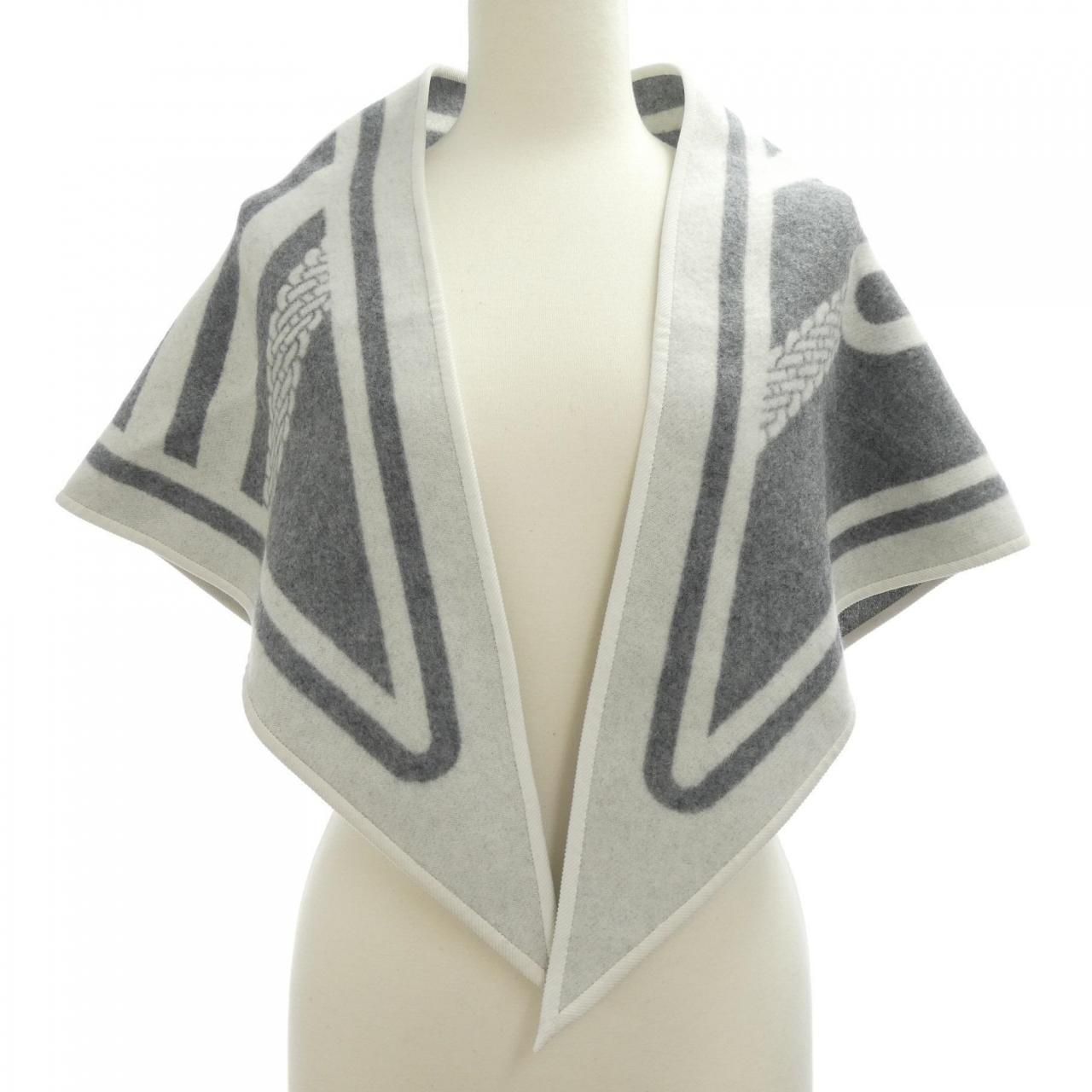 Hermes Coaching Pointe Double Face Shawl Scarf