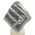Hermes Coaching Pointe Double Face Shawl Scarf — view 2