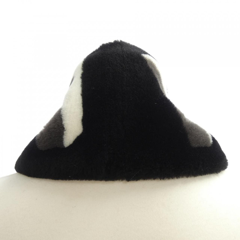 Chanel Shearling Scarf Black — view 2