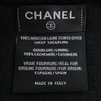 Chanel Shearling Scarf Black — view 3