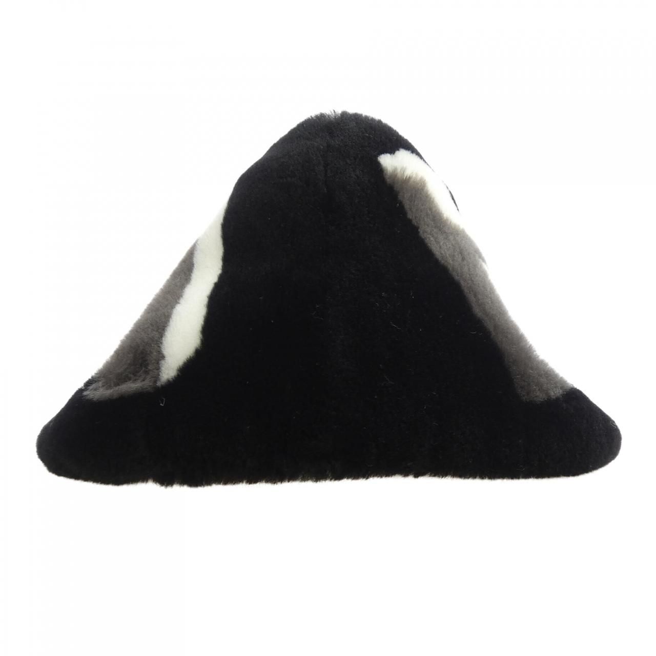 Chanel Shearling Scarf Black — view 2