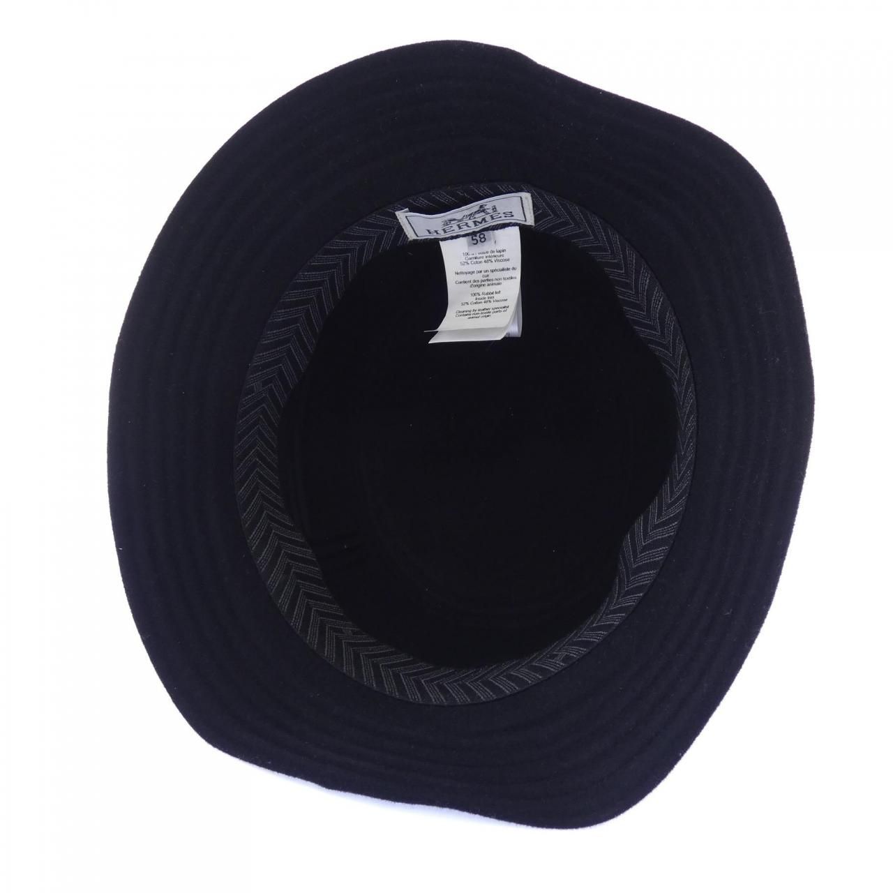 Hermes Dalton Hat Black — view 5
