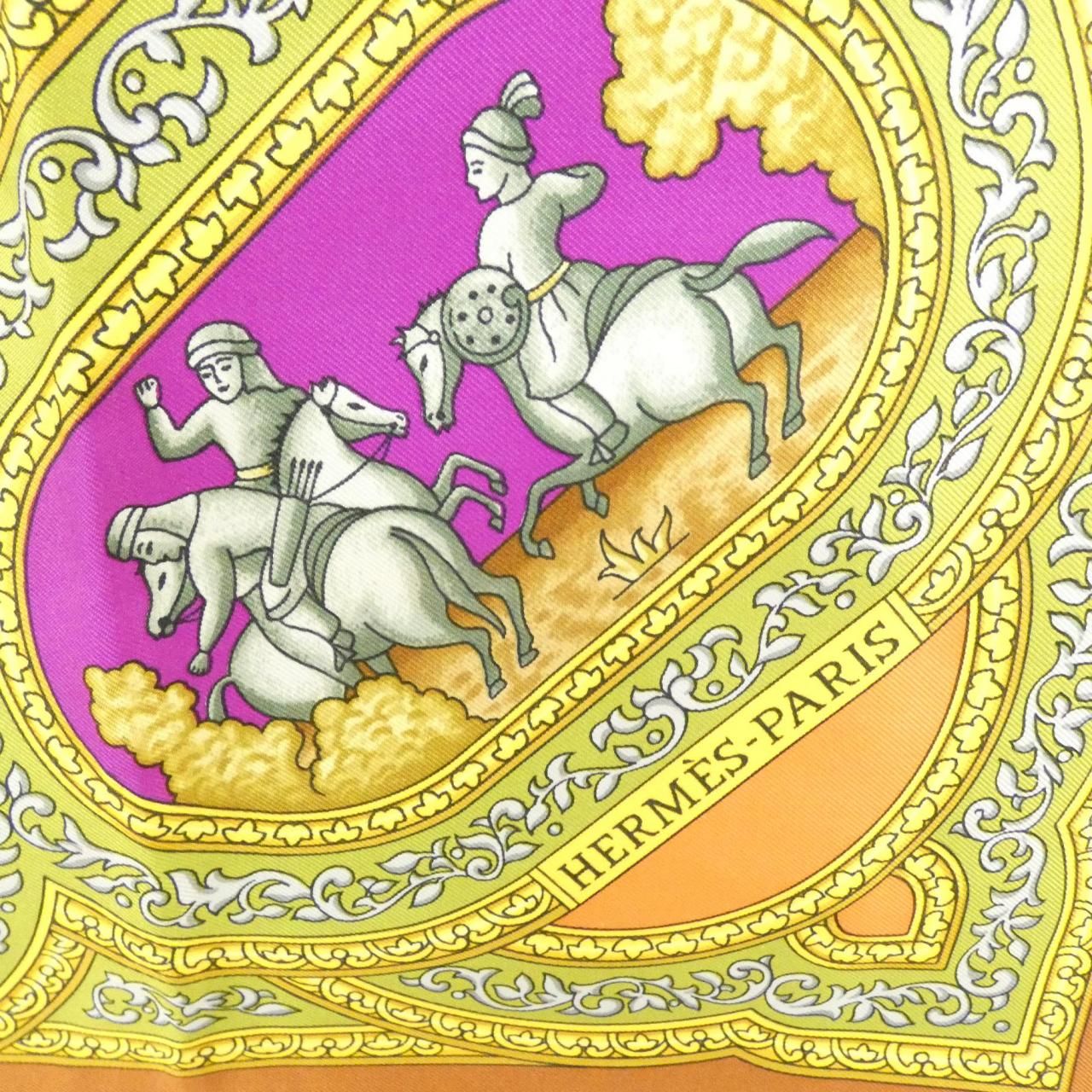 Hermes Qalamdan Carre Scarf — view 2