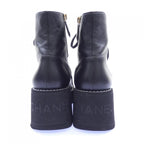 Chanel Combat Boots Black — view 5