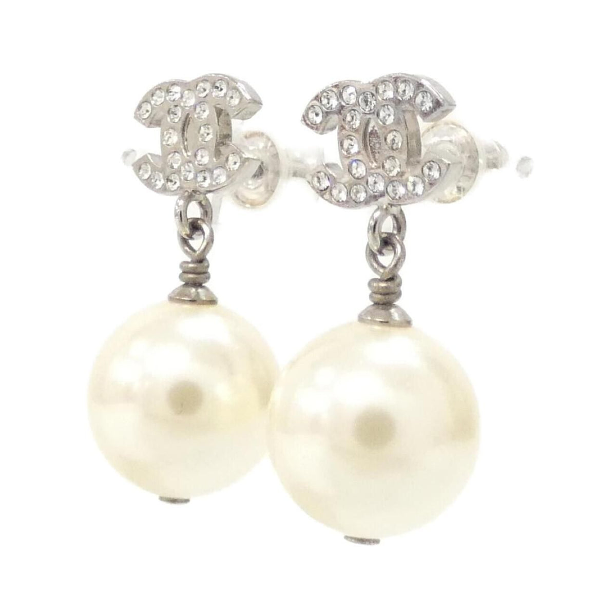 Chanel Earrings Silver — view 2