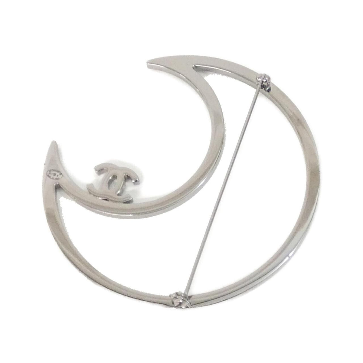 Chanel Brooch Silver — view 2