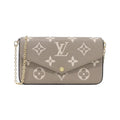 Louis Vuitton Bicolor Monogram Empreinte Pochette Felicie Shoulder