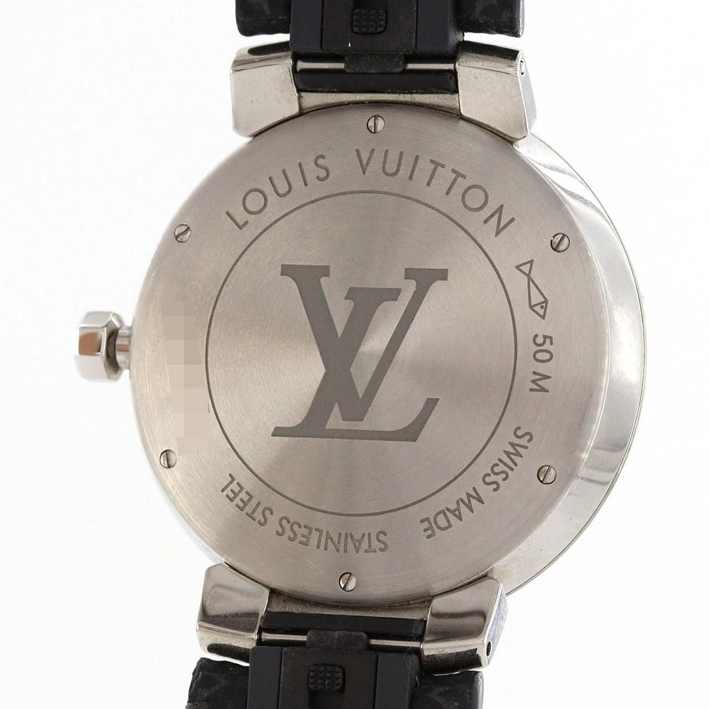 Louis Vuitton Tambour Slim Monogram SS Quartz Watch — view 6