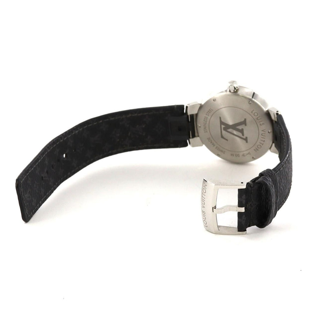 Louis Vuitton Tambour Slim Monogram SS Quartz Watch — view 7