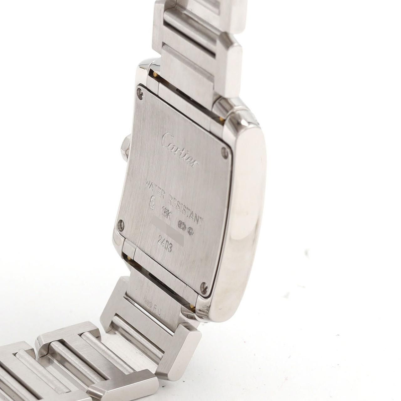 Cartier Tank Francaise SM WG D WG Quartz Watch — view 6