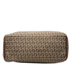Fendi Zucchino Tote Brown Canvas Leather — view 3