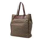 Fendi Zucchino Tote Brown Canvas Leather — view 2