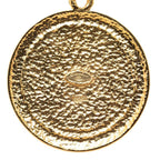 Chanel CC Logo Palm Tree Lion Medal Chain Pendant Gold Plated — view 3