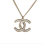 Chanel CC Logo Pendant Gold Plated Faux Pearl — view 2