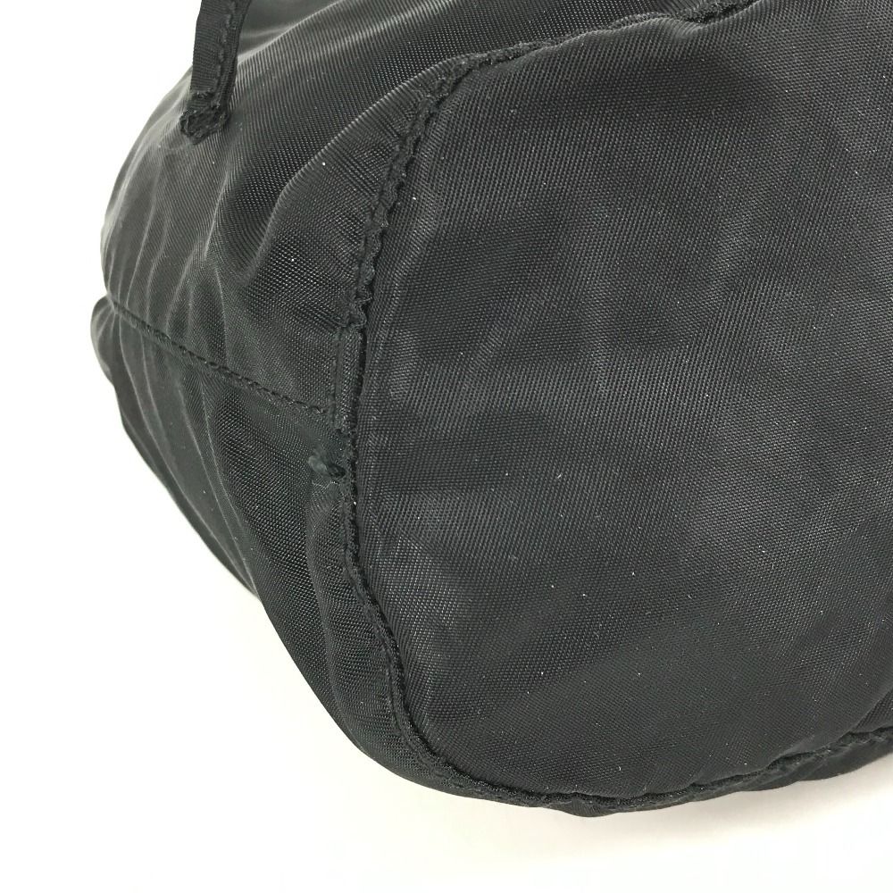 Prada Pouch Logo Drawstring Nylon Black — view 7