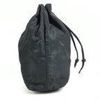 Prada Pouch Logo Drawstring Nylon Black — view 3