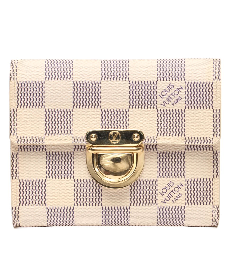 Louis Vuitton Trifold Wallet Portefeuille Koala Damier Azur