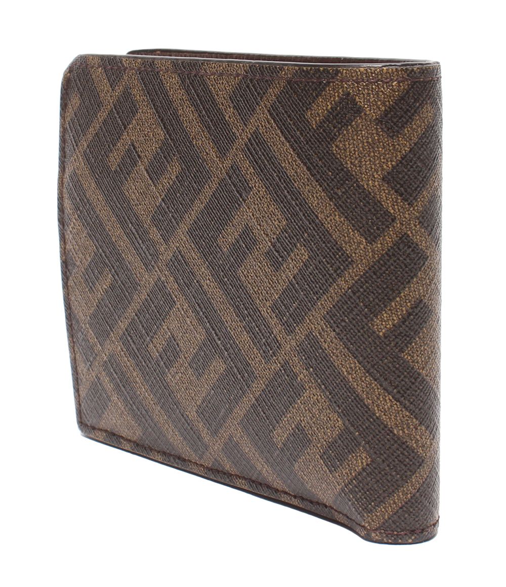 Fendi Bifold Wallet Zucca Pattern — view 3