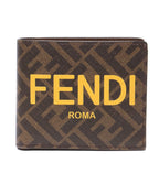 Fendi Bifold Wallet Zucca Pattern