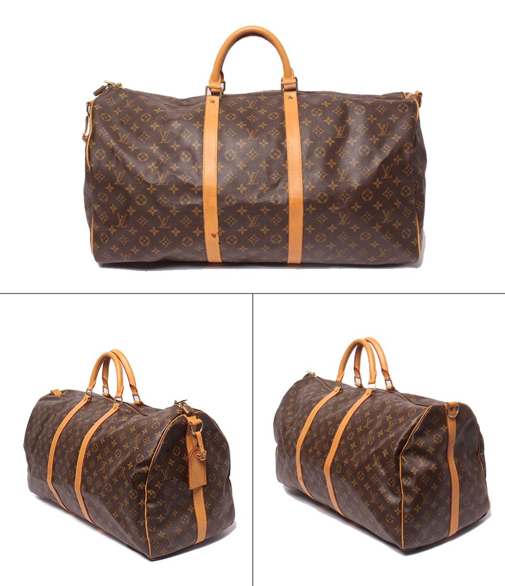 Louis Vuitton 2-Way Boston Bag Crossbody Keepall Bandouliere 60 Monogram — view 2