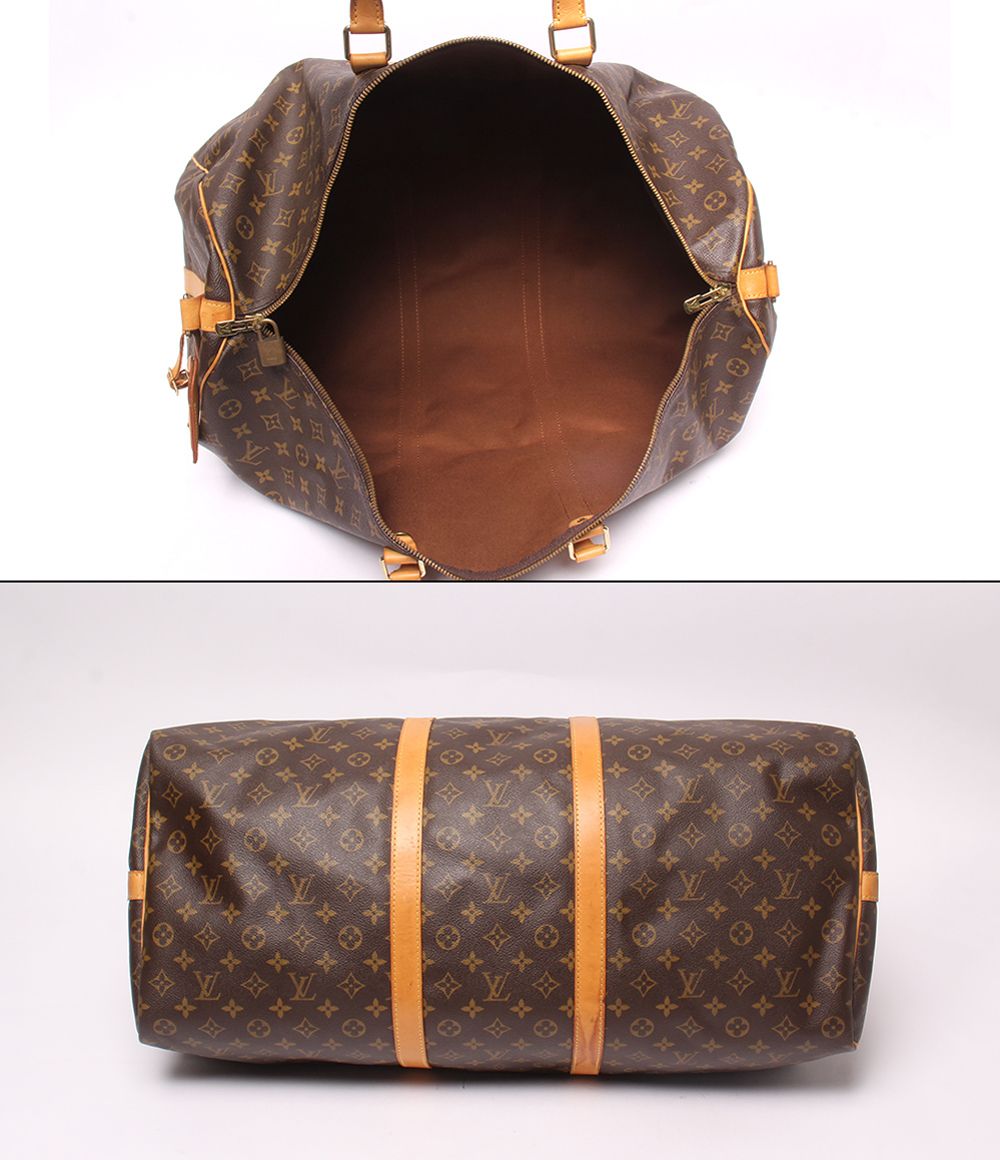 Louis Vuitton 2-Way Boston Bag Crossbody Keepall Bandouliere 60 Monogram — view 3