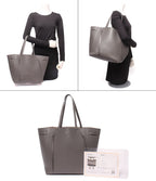 Celine Tote Shoulder Bag Cabas Phantom — view 8