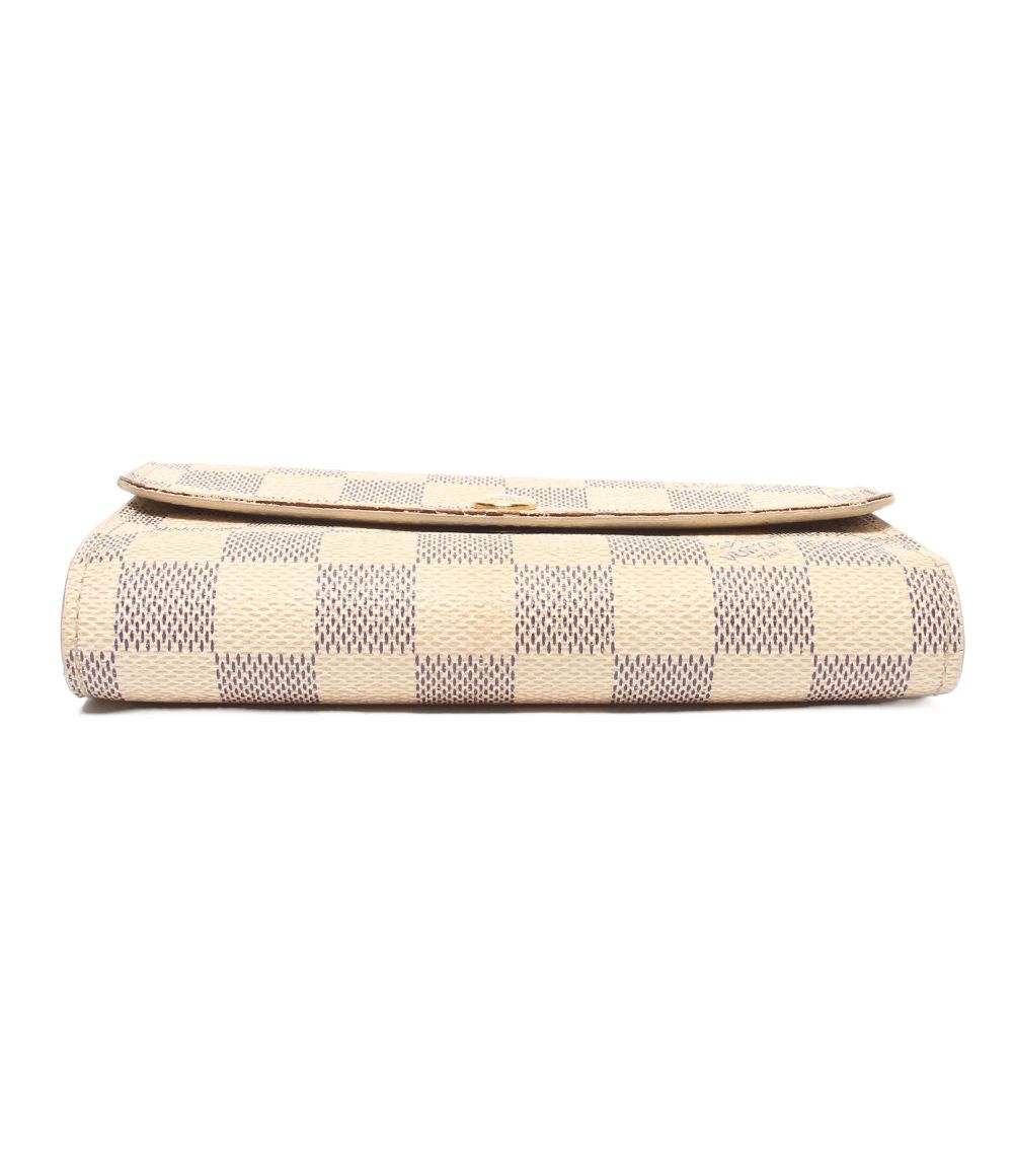 Louis Vuitton Trifold Wallet Portefeuille Alexandra Damier Azur — view 3