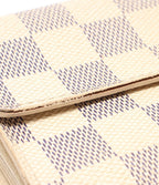 Louis Vuitton Trifold Wallet Portefeuille Alexandra Damier Azur — view 9