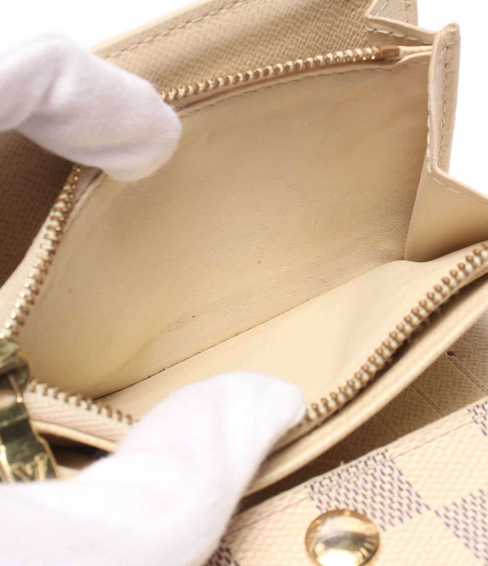 Louis Vuitton Trifold Wallet Portefeuille Alexandra Damier Azur — view 7