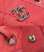 Chanel Tote Shoulder Bag Silver on the Road Wild Stitch — view 6