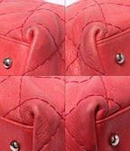 Chanel Tote Shoulder Bag Silver on the Road Wild Stitch — view 5