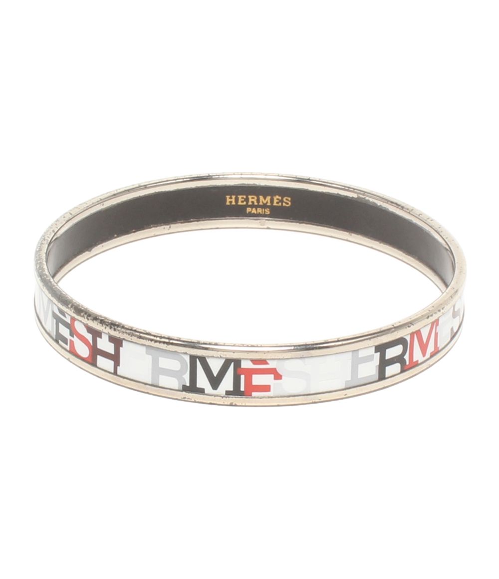 Hermes Bangle Enamel PM Logo Bracelet