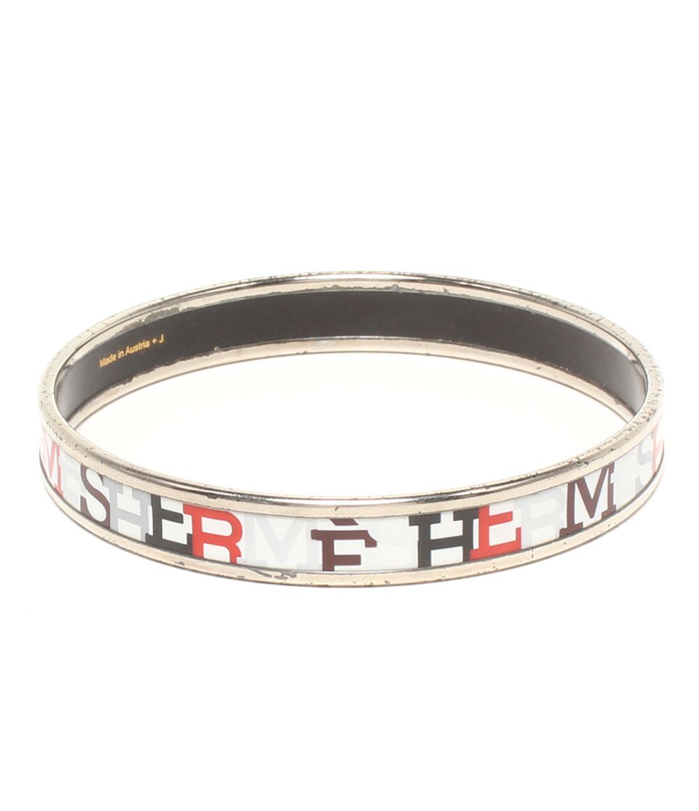 Hermes Bangle Enamel PM Logo Bracelet — view 5