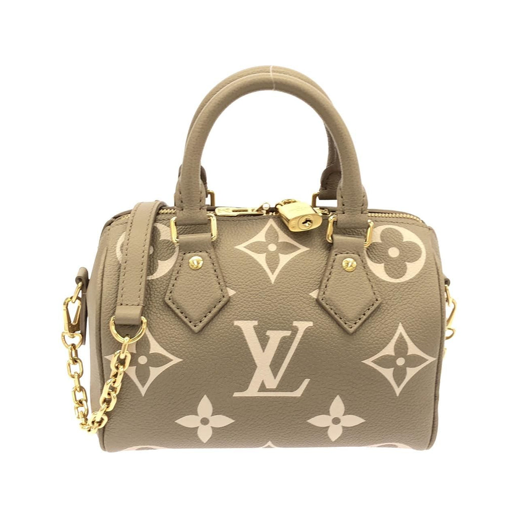 Louis Vuitton Bicolor Monogram Empreinte Speedy Bandouliere 20 cm Boston
