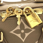 Louis Vuitton Bicolor Monogram Empreinte Speedy Bandouliere 20 cm Boston — view 3