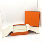 Hermes Necklace Clochette Leather Silver Black Brown — view 7
