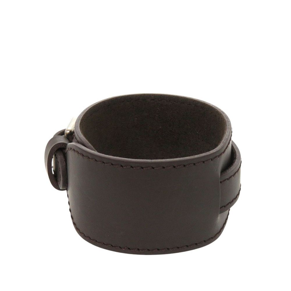 Louis Vuitton Pla Calf Force Monogram Glace Leather Brown Bracelet — view 3