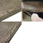 Celine Leather Gunmetal Wallet — view 7